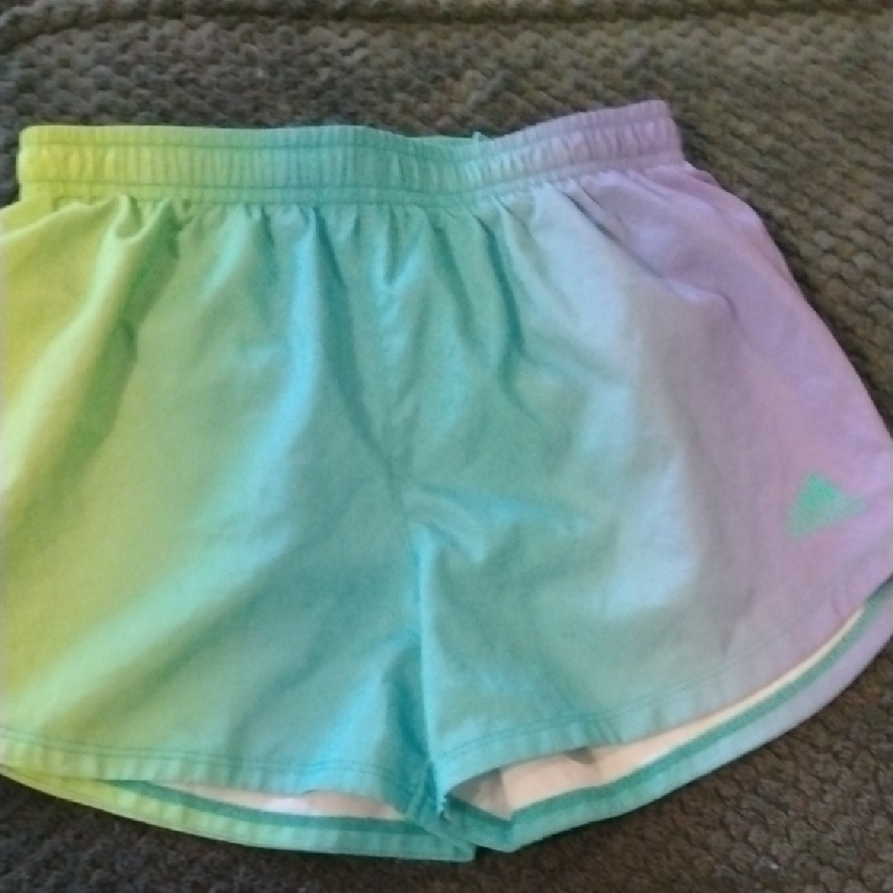 Girl's: Adidas Athletic Shorts Size 10/12 . Excellent Cond $9